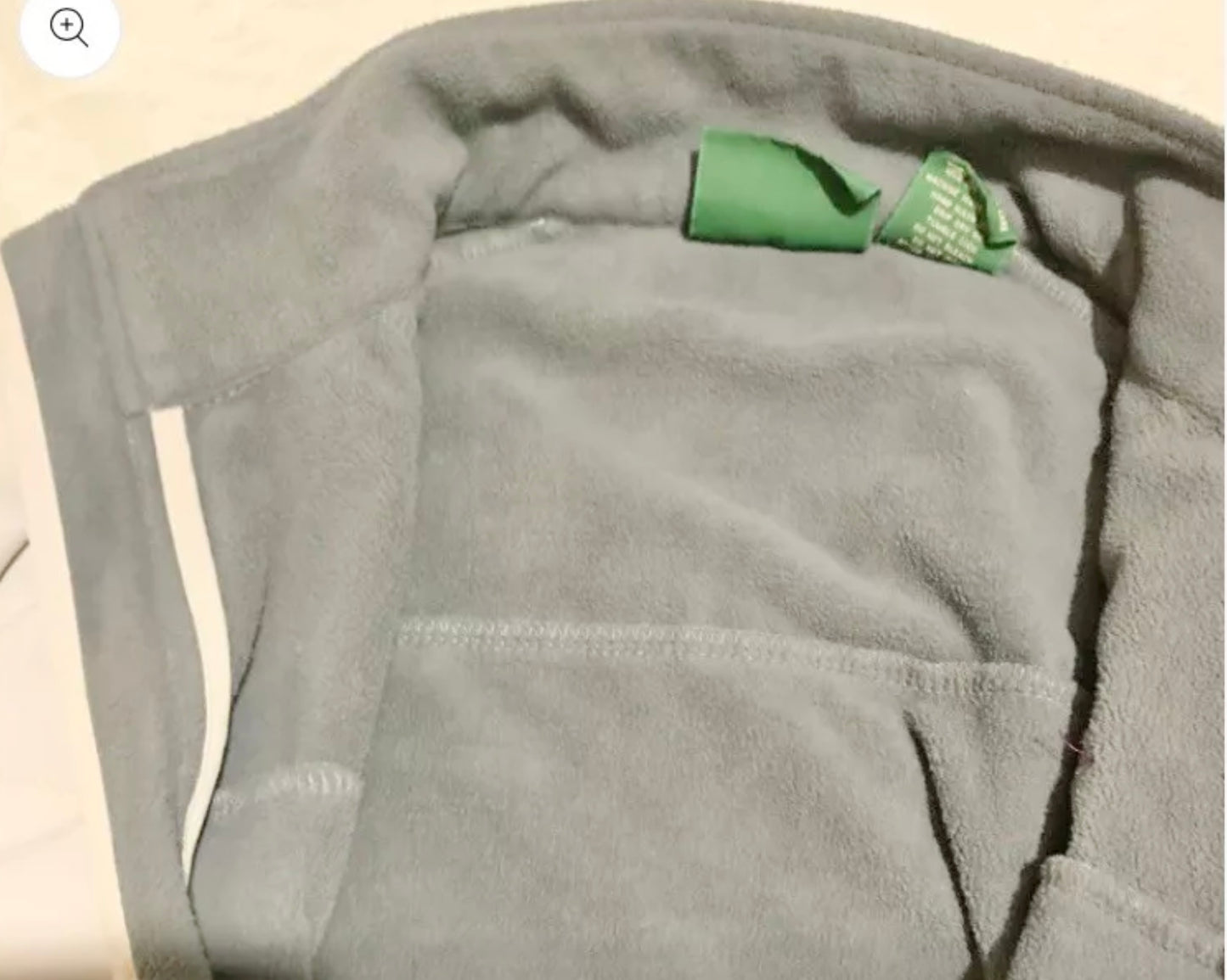 Taupe softshell fleece lined jacket size large