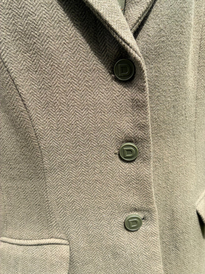 Dublin green herringbone show/hacking tweed jacket size 14