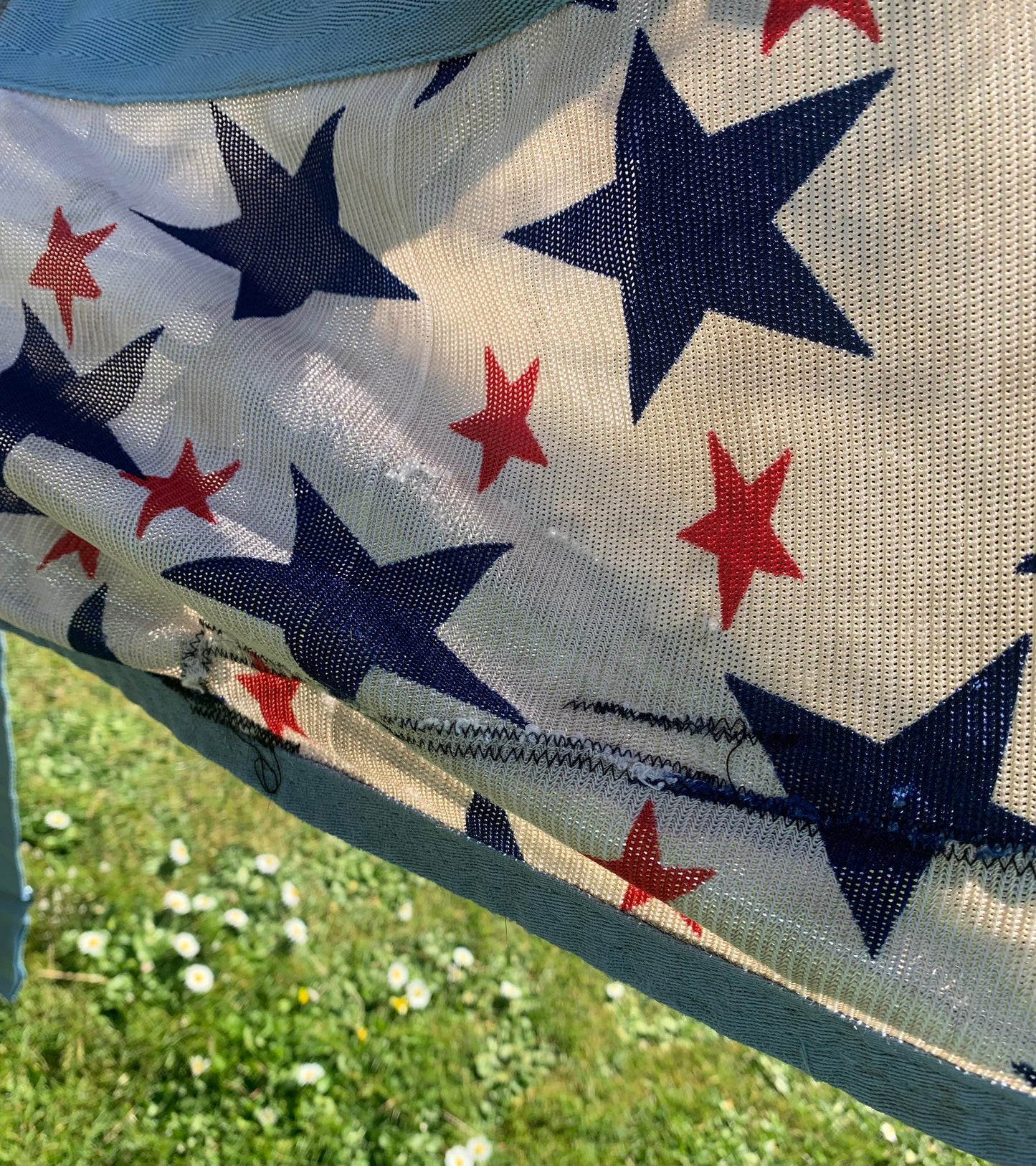 4’6 combo fly rug star print