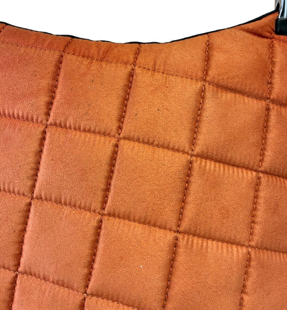 Lemieux paprika suede close contact saddle pad s/m