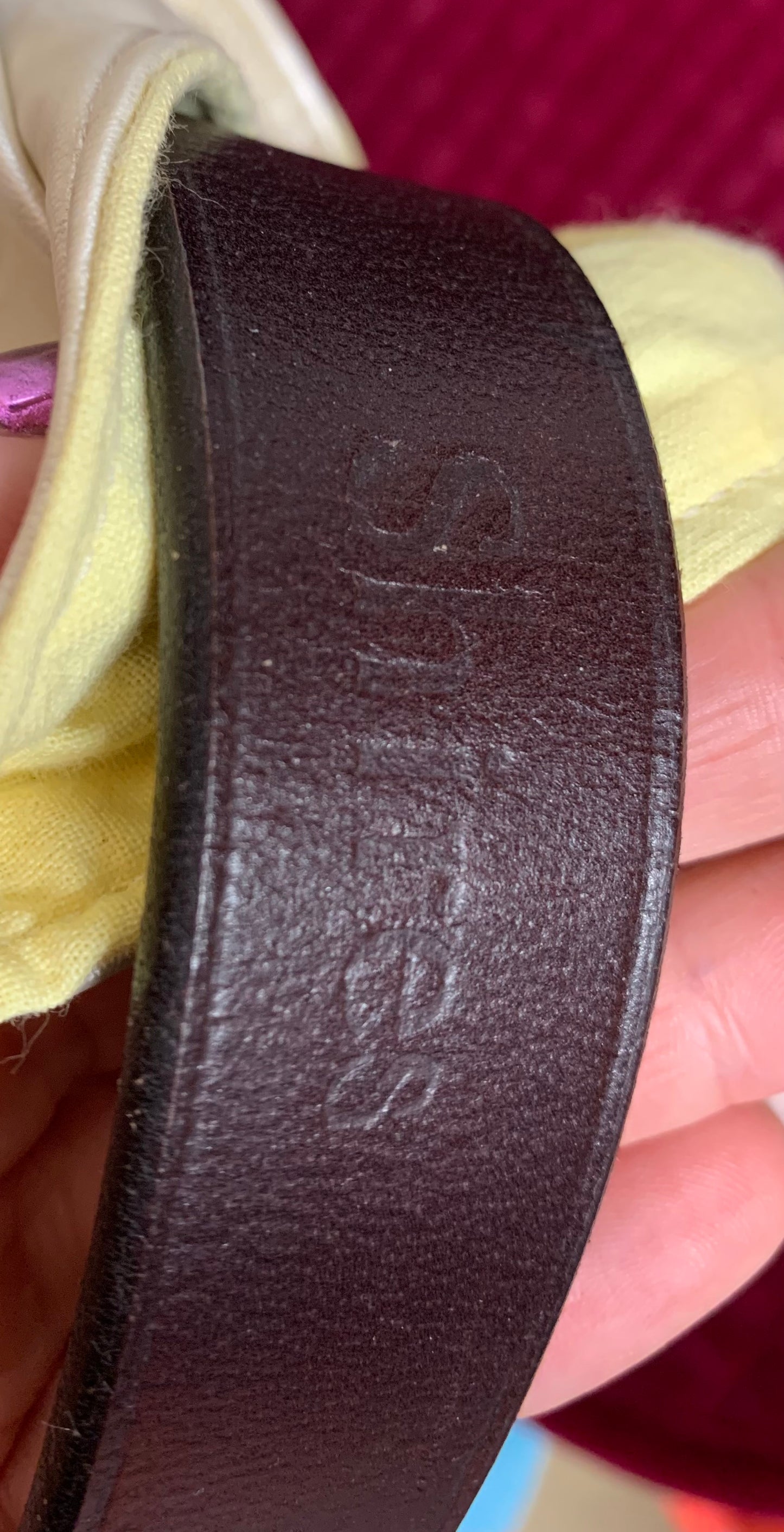 Shires cob size brown inhand bridle with brass buckles & bling browband