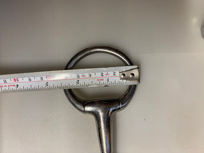 4.75” small fixed cheek  snaffle