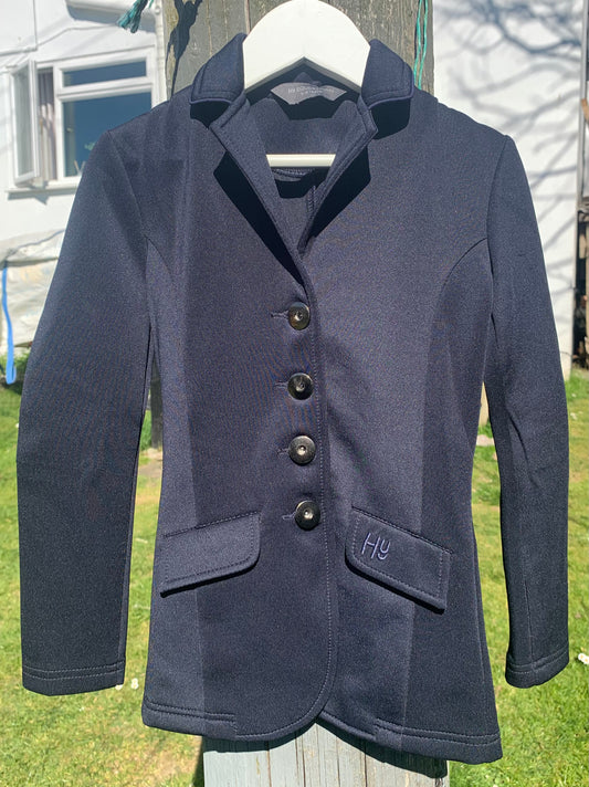 Navy HY equestrian tiny tots show jacket 3-4 years