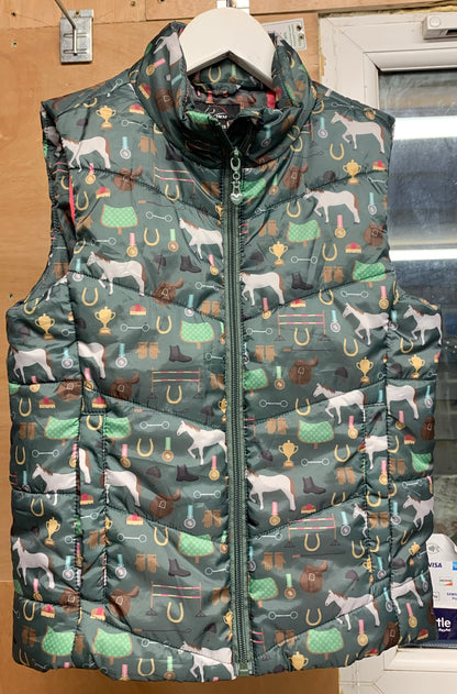 HKM Childs age 6/7 body warmer/gilet with pockets