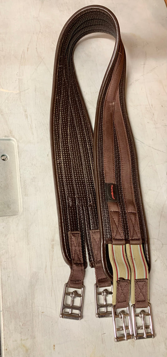 Thorowgood waffle GP Girth Brown 52” elasticated one end