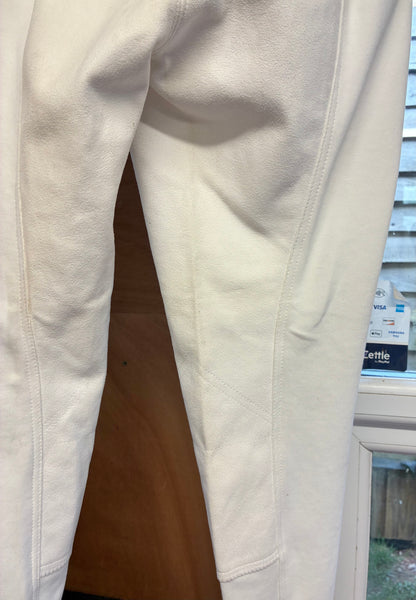 New with tag Mens shires white saddle huggers breeches size 34