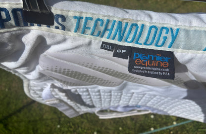 Premier equine 
Size full GP white tech grip anti slip saddle pad