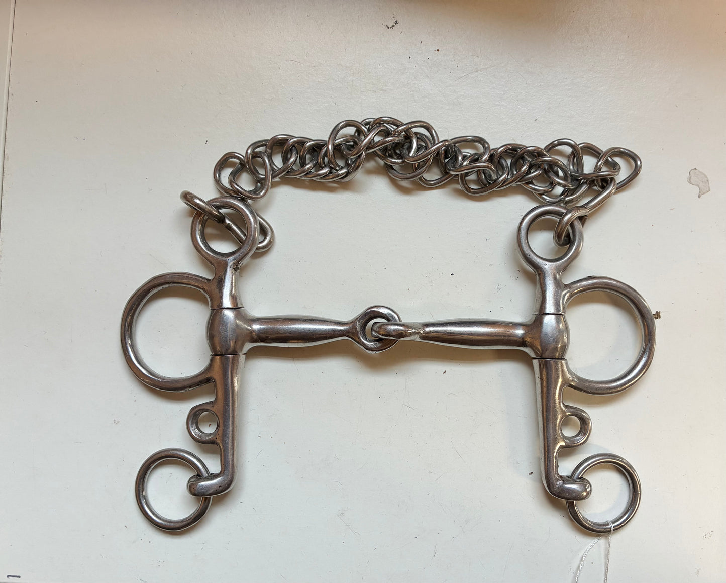 4.75” jointed Pelham with curb chain