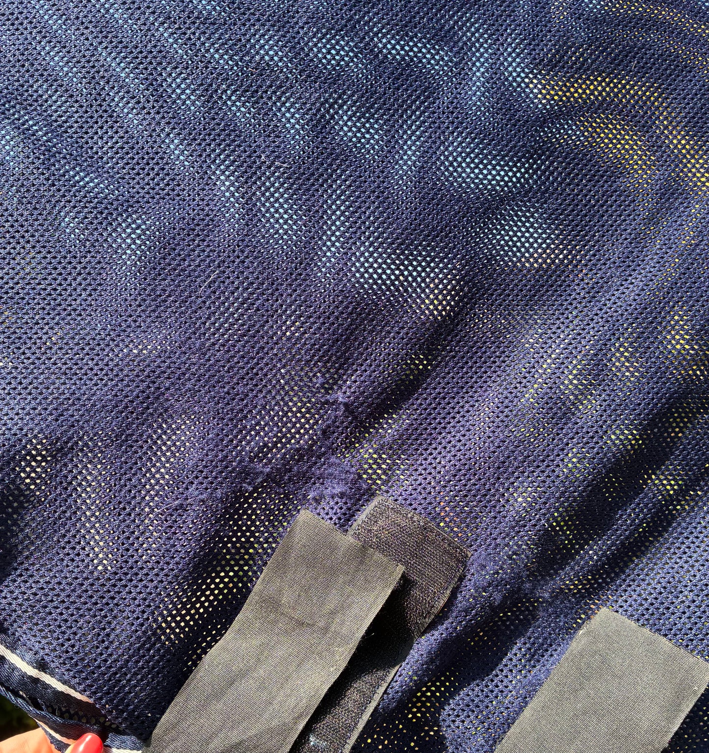 Navy mesh Busse  ride on fly rug 155cm (5’0”)