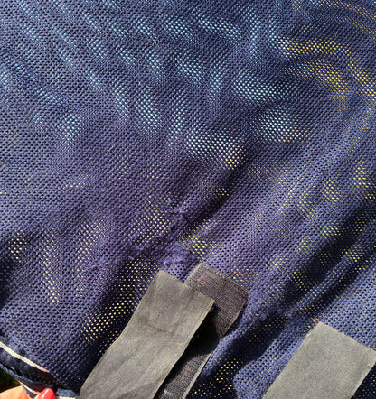 Navy mesh Busse  ride on fly rug 155cm (5’0”)