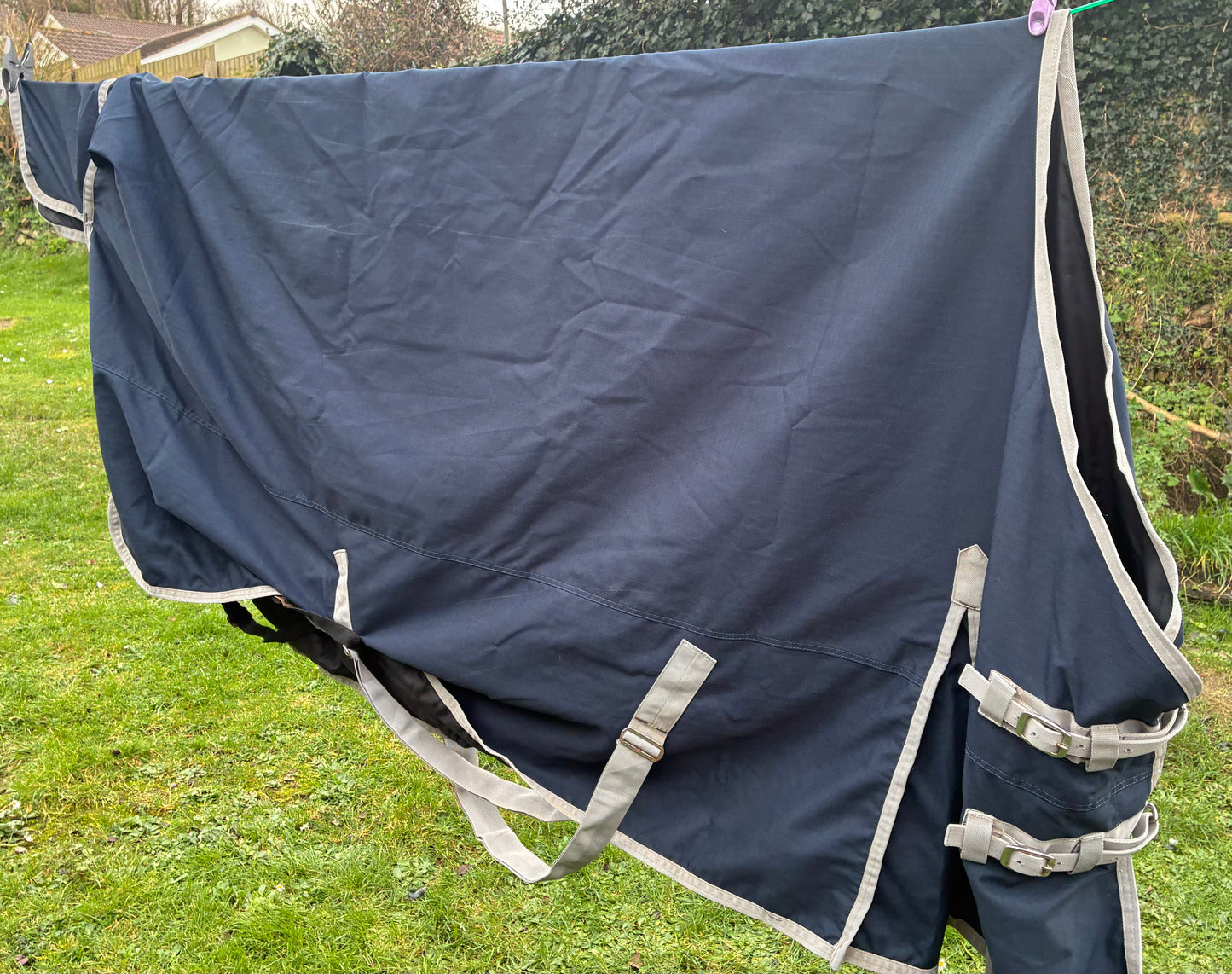 6’6 washed and reproofed no fill 0g turnout rug