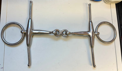 6" full cheek french link snaffle bit