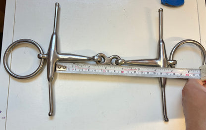 6" full cheek french link snaffle bit