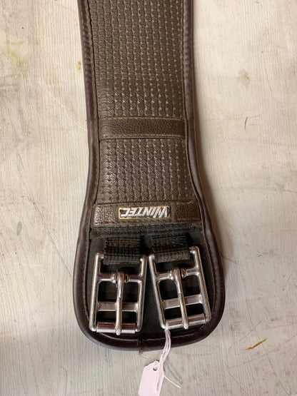 Wintec Chafeless Elastic Dressage Girth 35” buckle to buckle brown