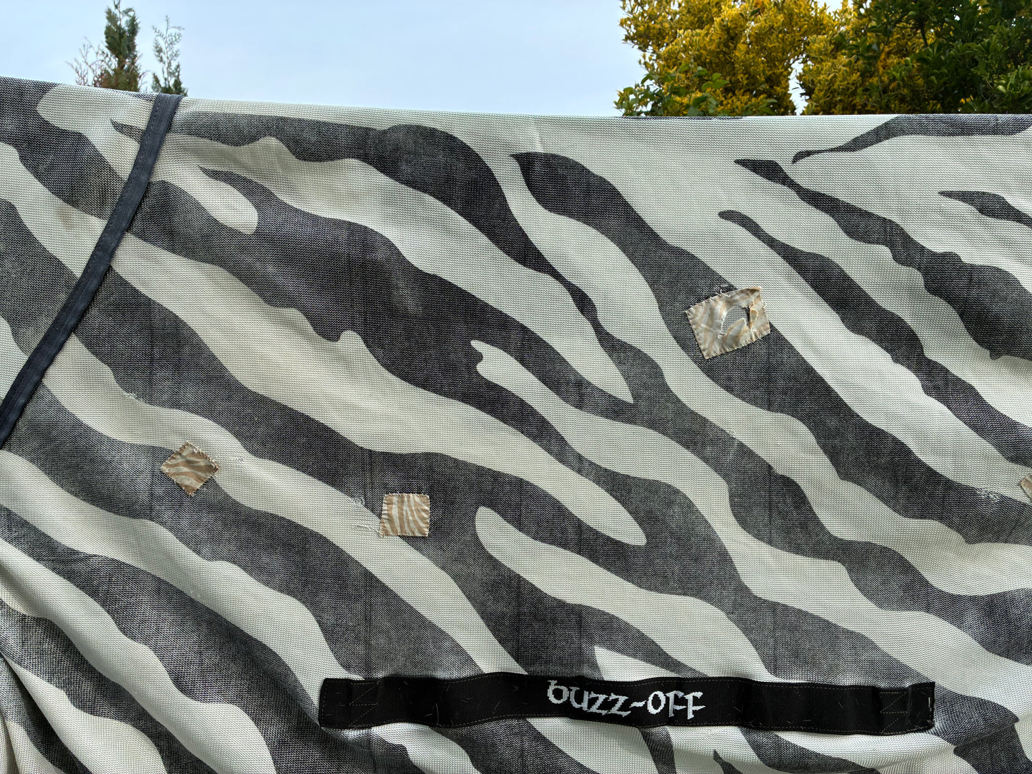5’9 Bucas Buzz-Off Zebra Fly Rug