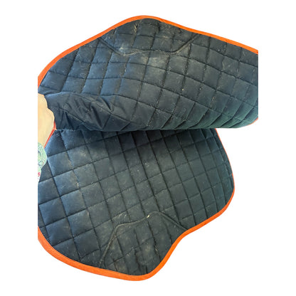 Lemieux paprika suede close contact saddle pad s/m