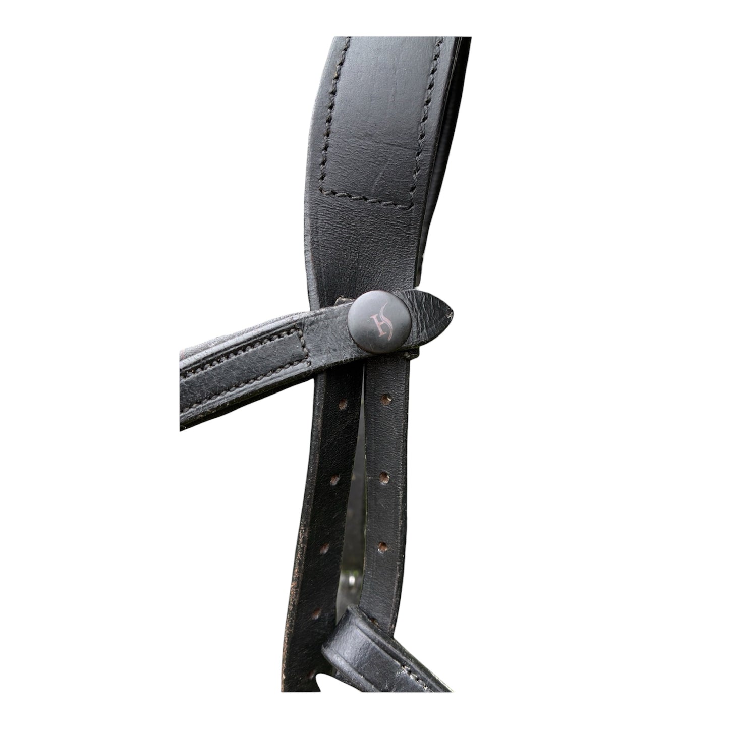 Horsemanship saddlery/Benz equestrian black cob size  anatomical leather bridle