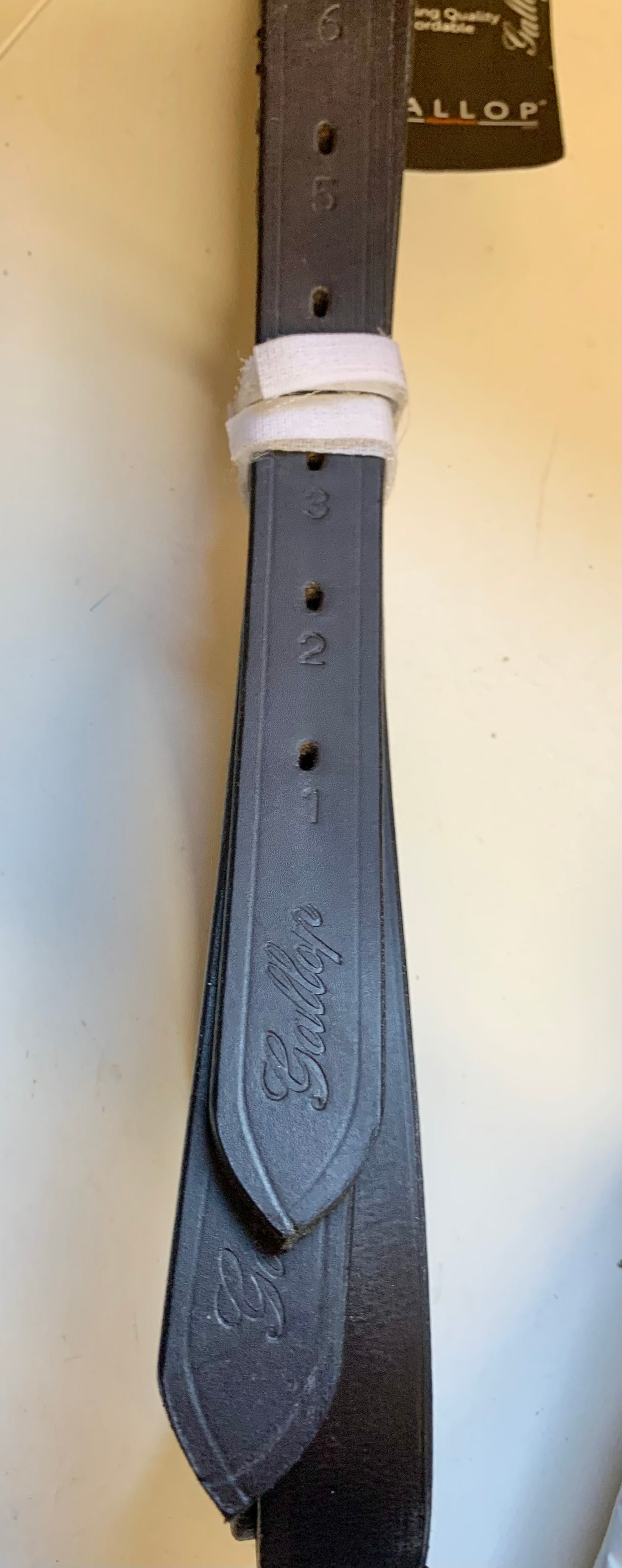New Brown Gallop 48” stirrup leathers 1” width