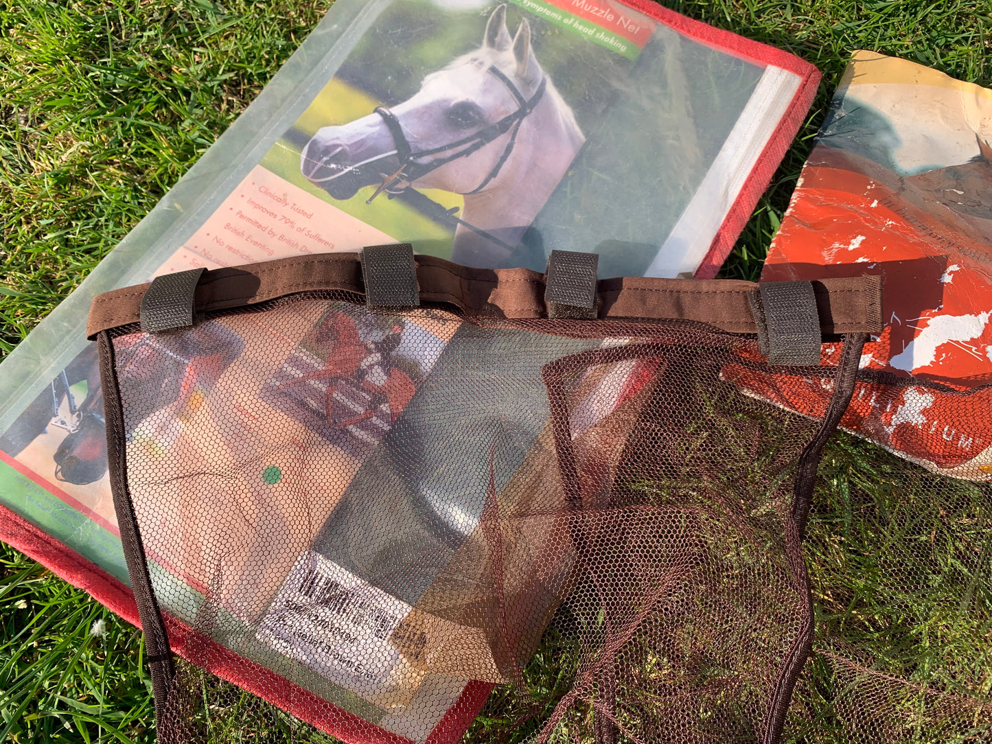 New in pack equilibrium nose net brown extra large nose attachment with 2 extra nets