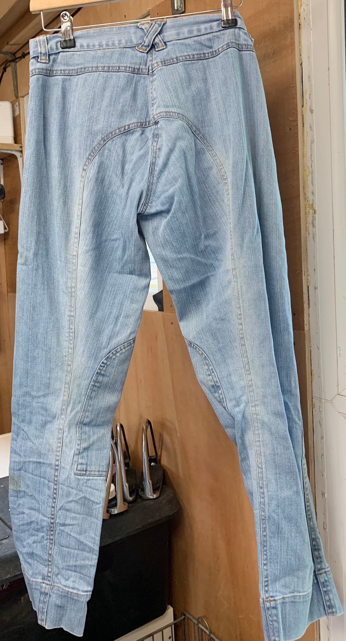 Requisite light wash denim jodhpurs size 12/40