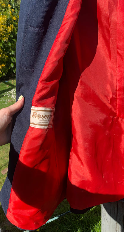 Navy show jacket size 34 by Rosette (Matlock & brown)