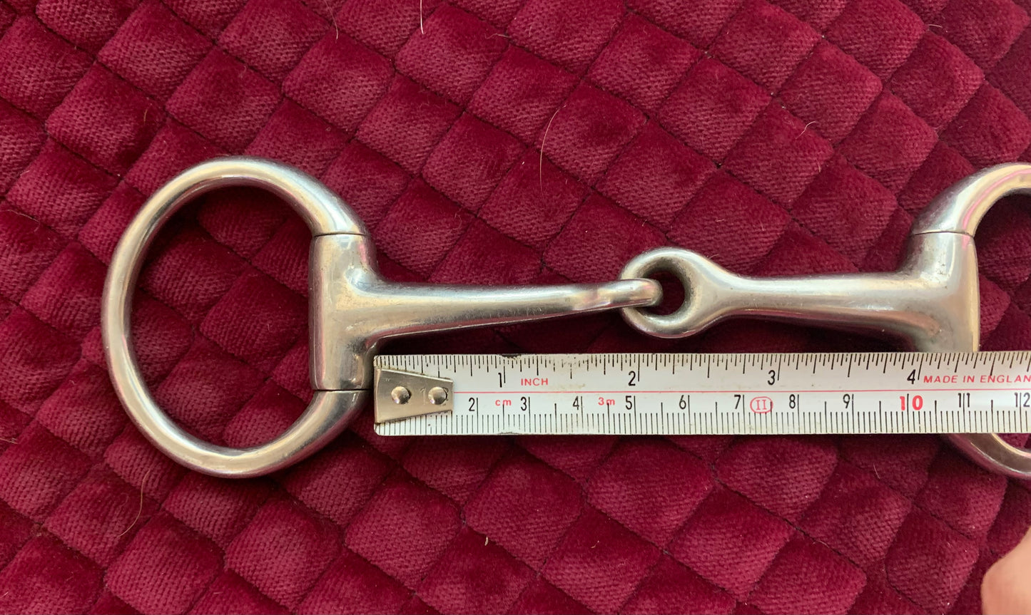 4” jointed eggbutt snaffle