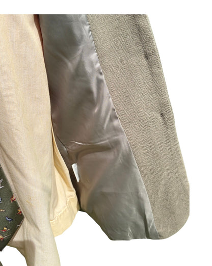 Dublin green herringbone show/hacking tweed jacket size 14