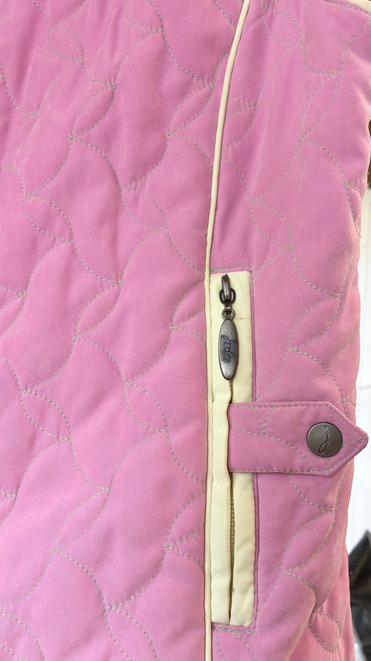 Pink ladies joules size 12 gilet