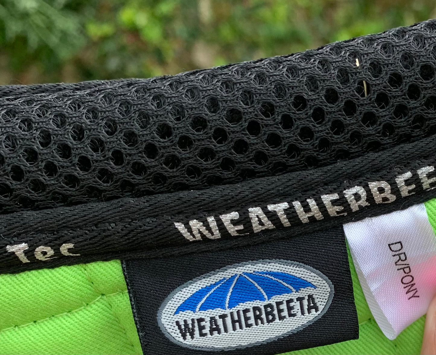 Weatherbeeta pony size lime green dressage saddle pad