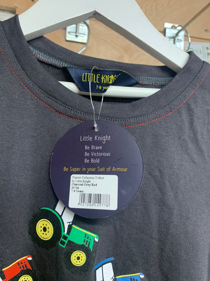 NEW little knight tractor t-shirt age 7-8 years