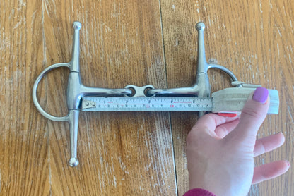 5” French link full cheek snaffle