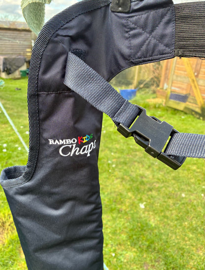 Horseware Rambo Kids warm fleece Lined Chaps - Navy 7-9 years