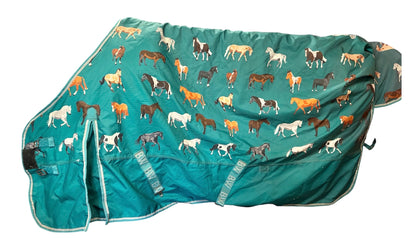 *professionally washed an reproofed**
6’3” approx 100g fill turnout rug