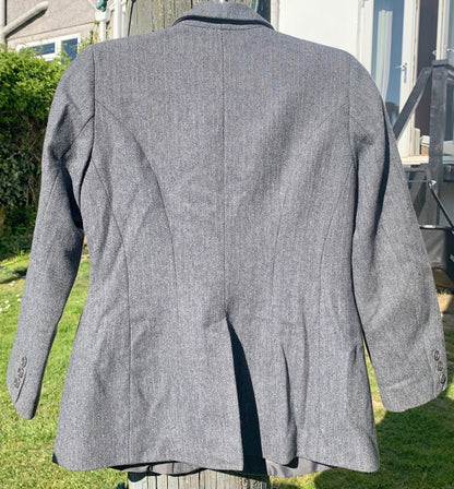 Dublin grey wool mix tweed show jacket child’s age 12/28”