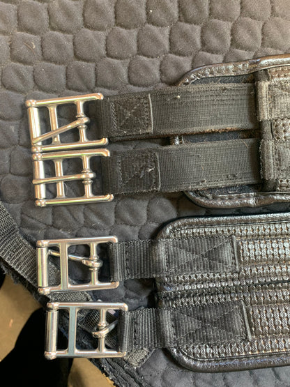 HY comfort waffle girth black 60” elasticated at one end