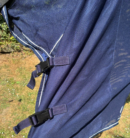 Navy mesh Busse  ride on fly rug 155cm (5’0”)