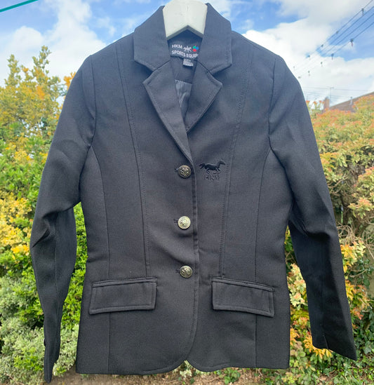 Child’s black HKM show jacket 7-8 years