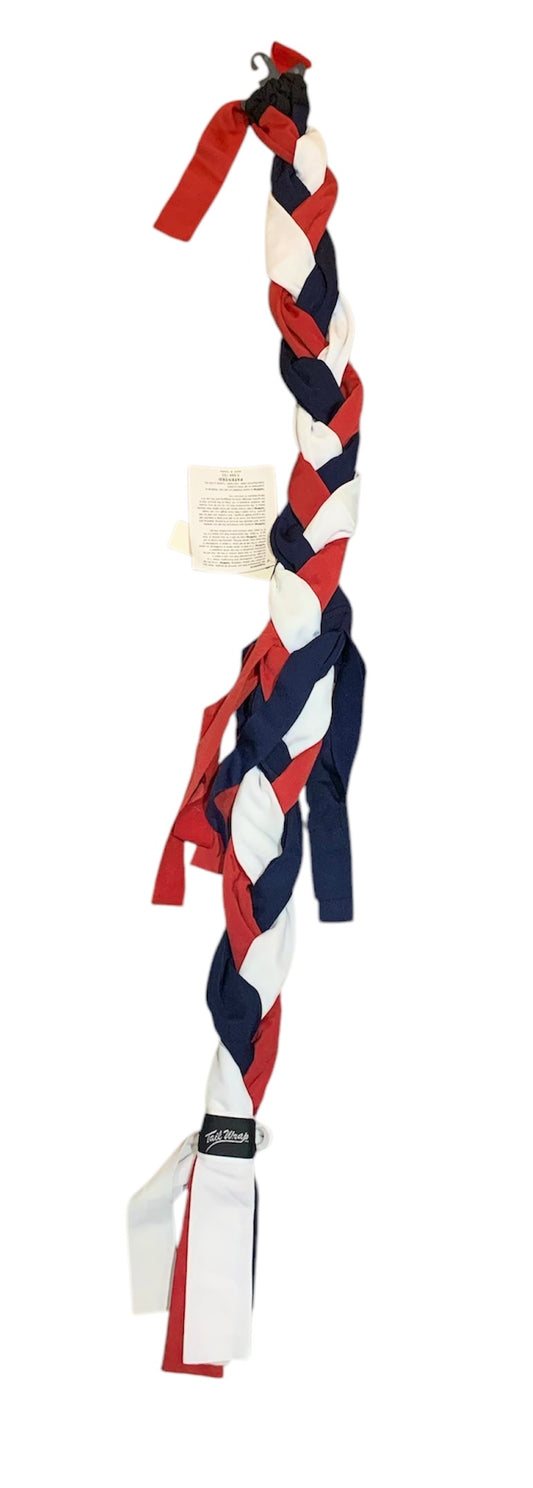 NEW BLUE/RED/WHITE  tail wrap