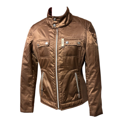 Esperado chocolate brown ladies  jacket rider's best with badges