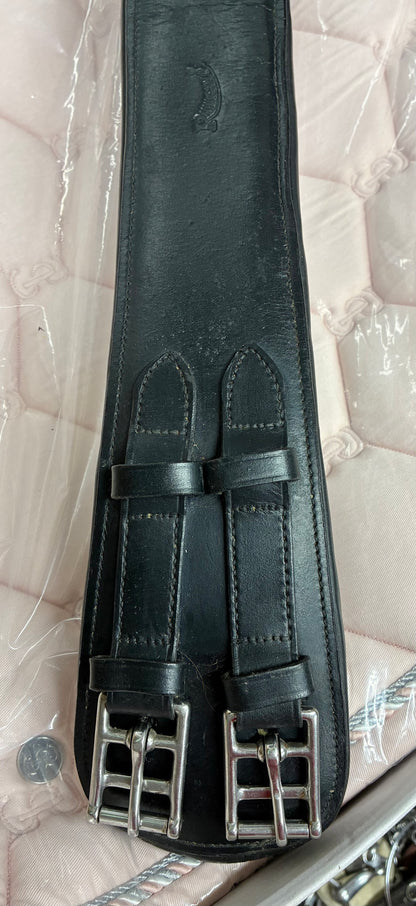 Rhinegold 24” black leather girth