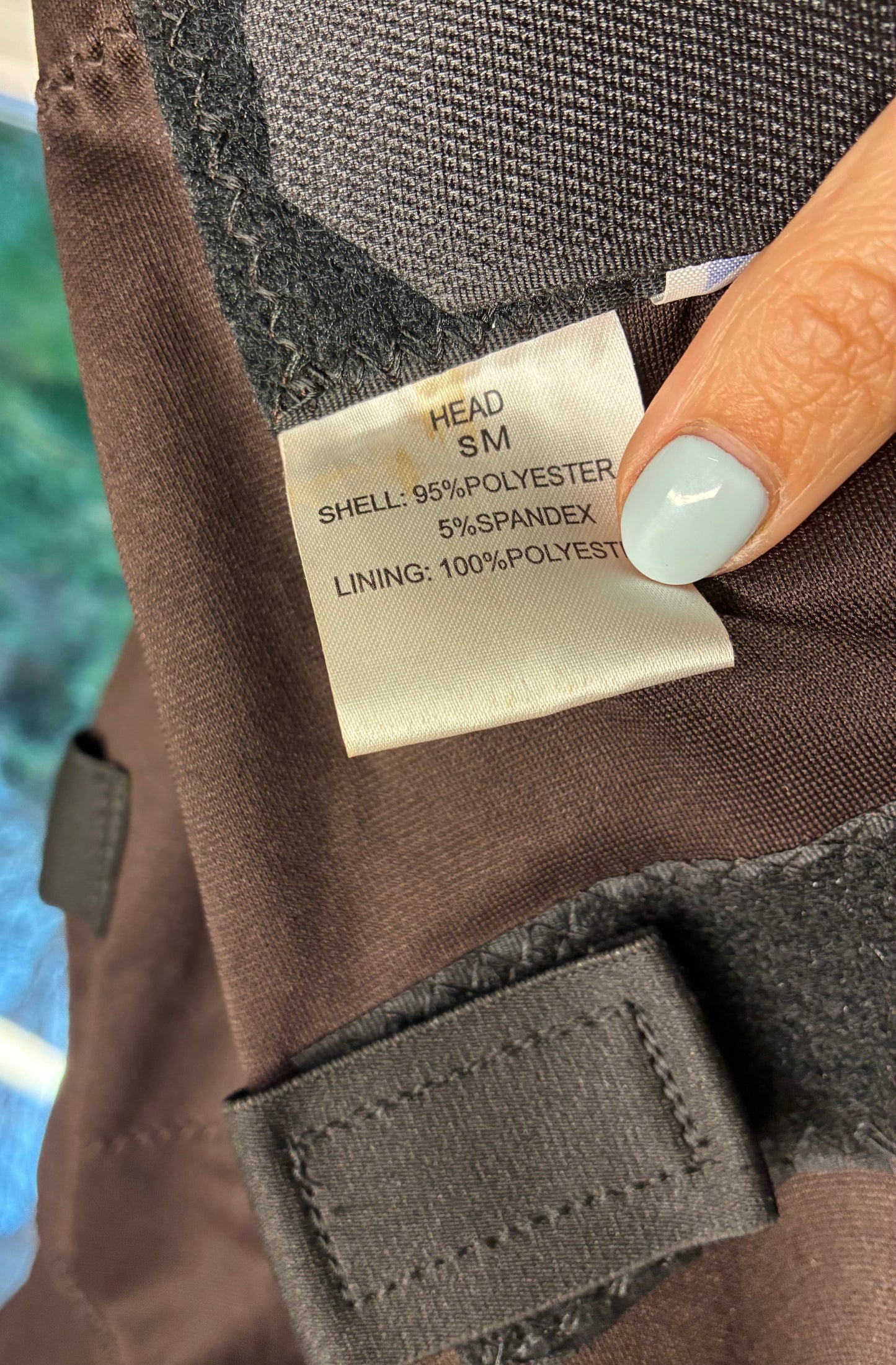 Snuggy hoods small/medium pull on sweet itch/fly protector head brown