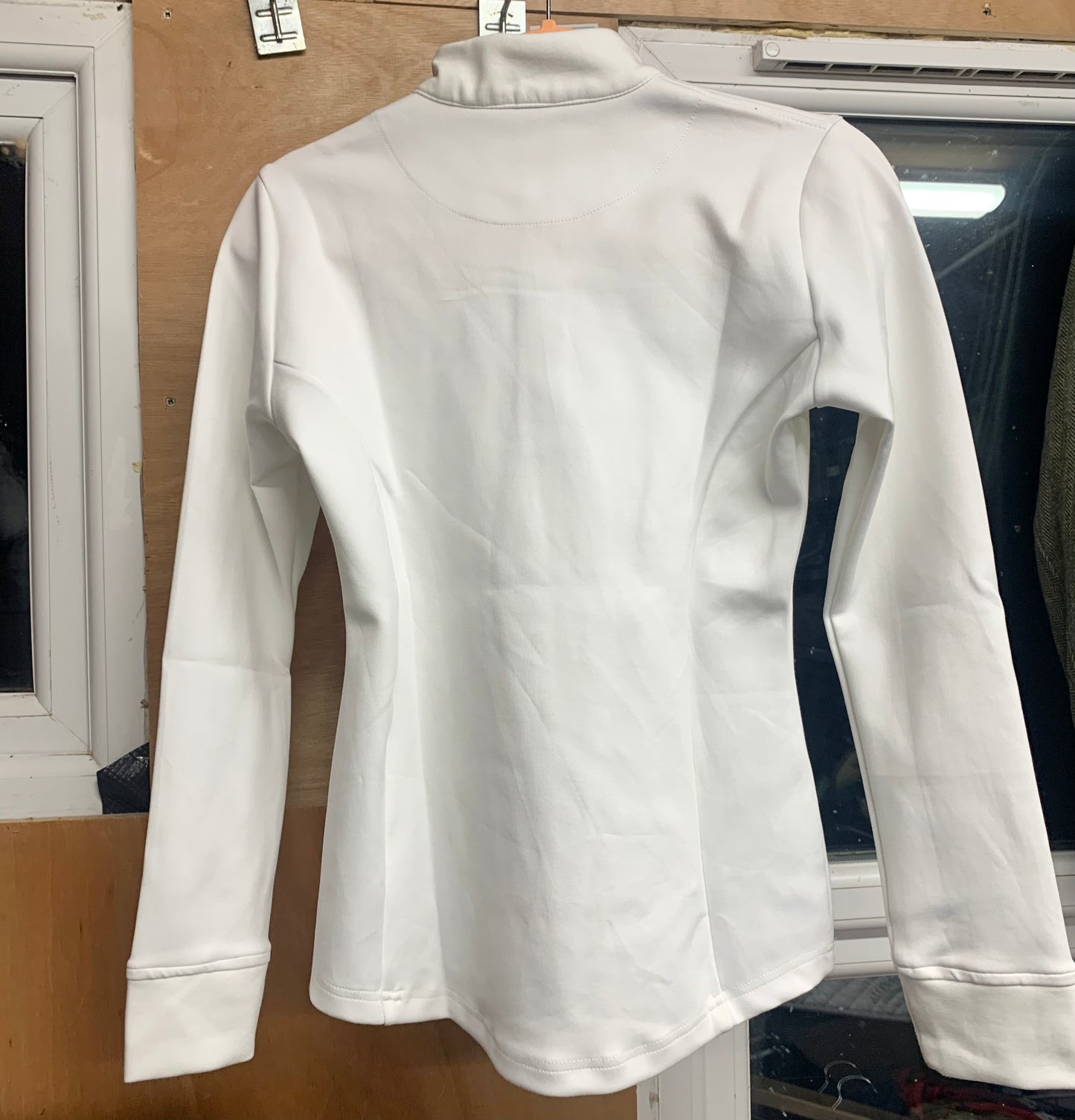 New with tag white gallop base layer size large