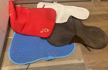 Saddle pad bundle full size various brands including Rambo ref1