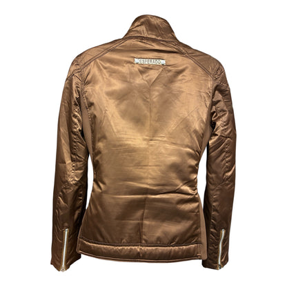 Esperado chocolate brown ladies  jacket rider's best with badges