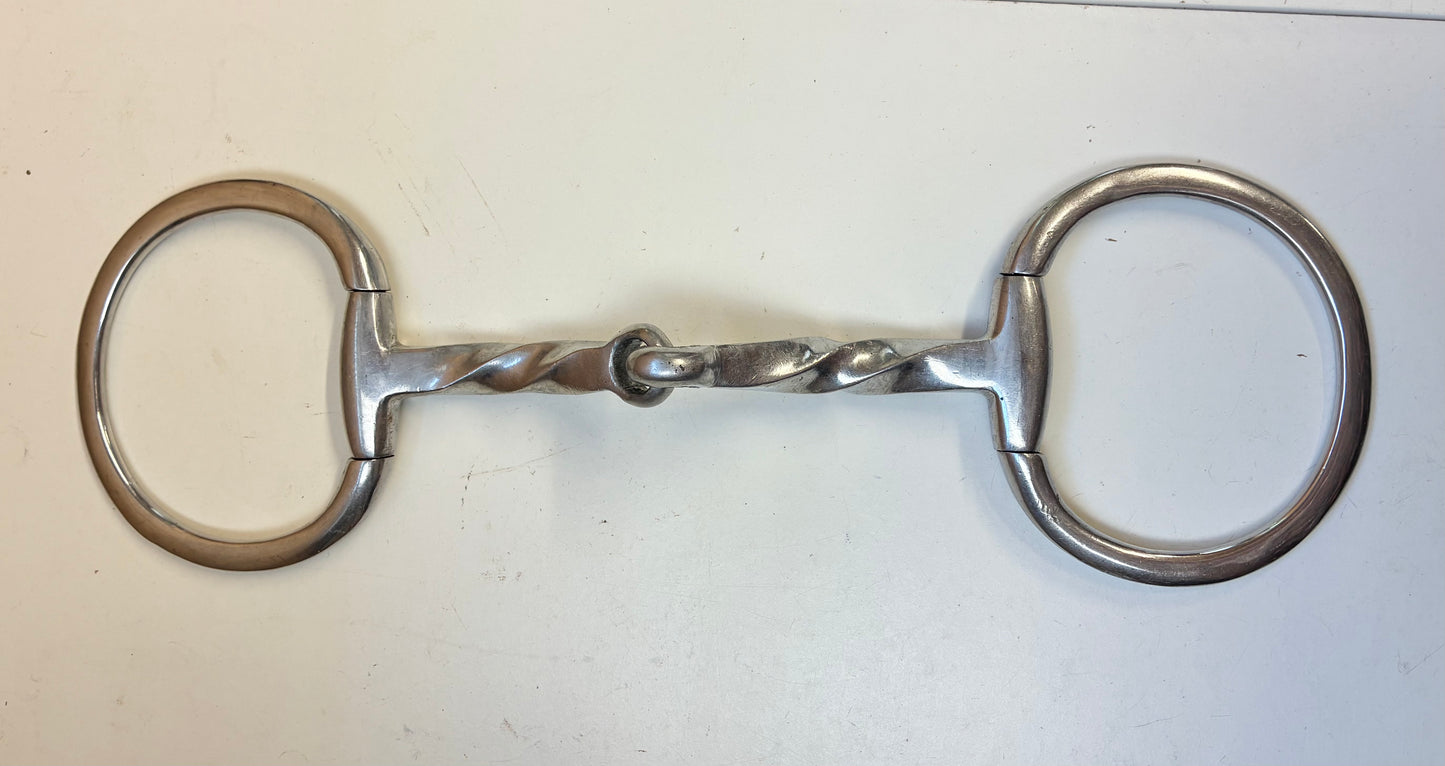 6.5” twisted mouth snaffle
