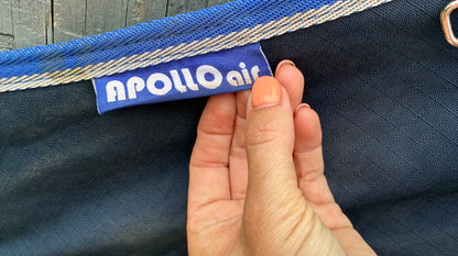 Apollo air 6’0 medium weight turnout rug eaturing a breathable mesh lining