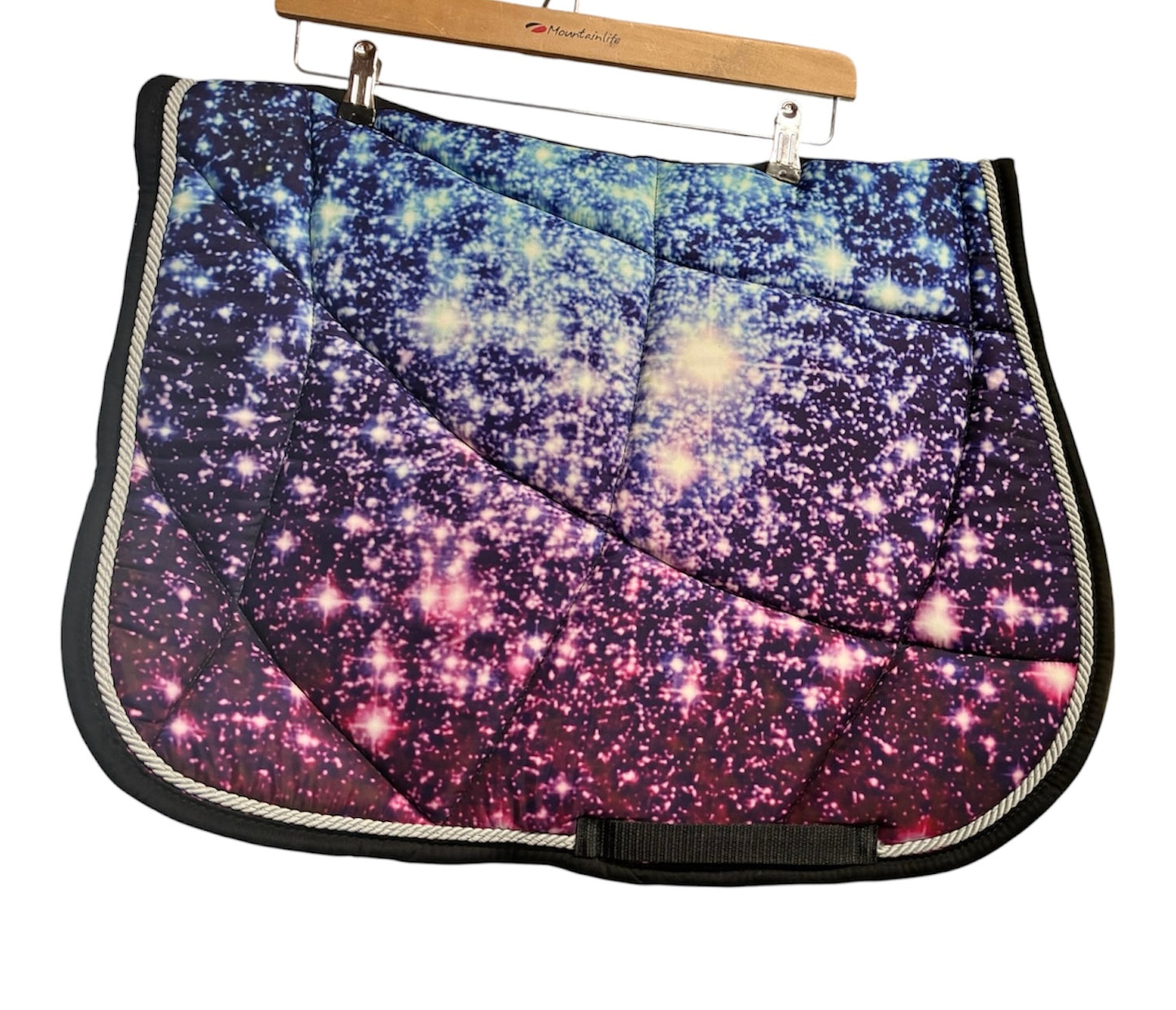 Pony size galaxy print saddle pad