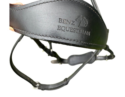 Horsemanship saddlery/Benz equestrian black cob size  anatomical leather bridle