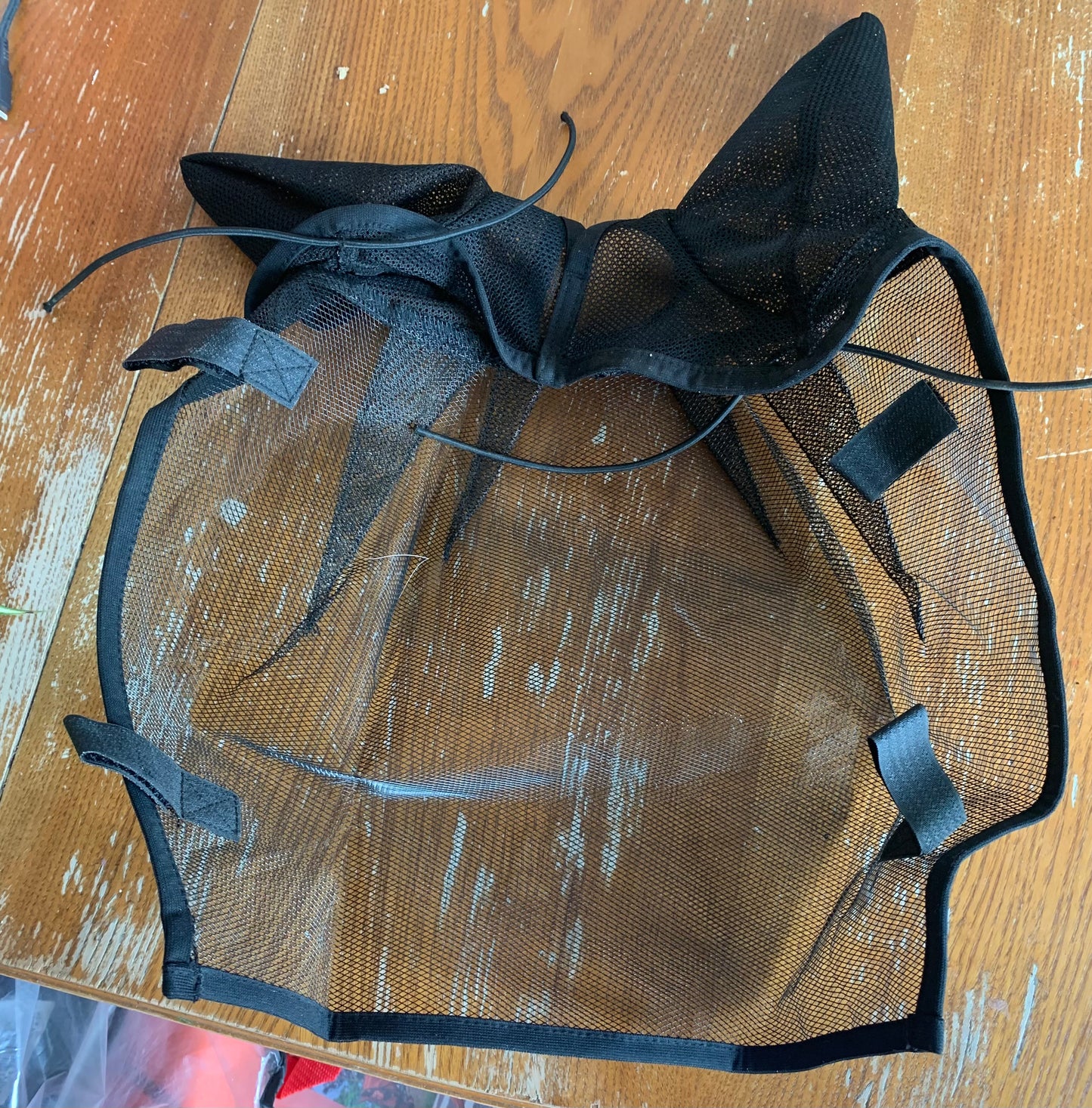 Unworn black equilibrium ride on fly mask size xs extra small