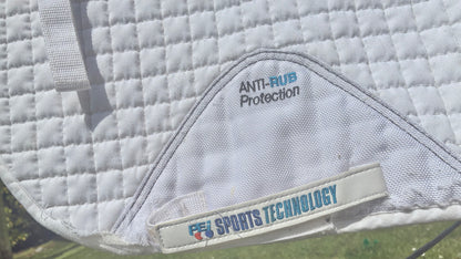 Premier equine 
Size full GP white tech grip anti slip saddle pad